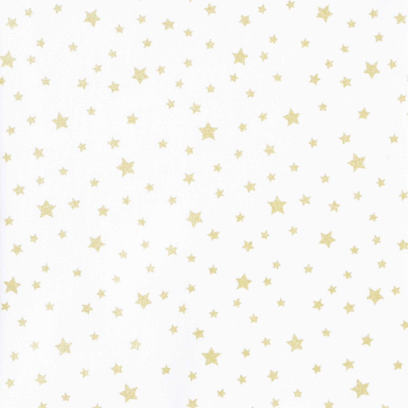 Printed Cotton DOUSNUI White / Gold20
